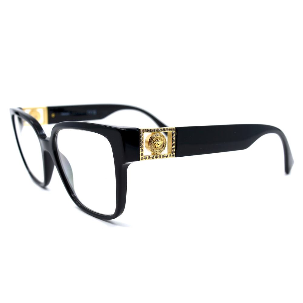 VERSACE VE3329B GB1 BLACK EYEGLASSES FRAME - Picture 11 of 12